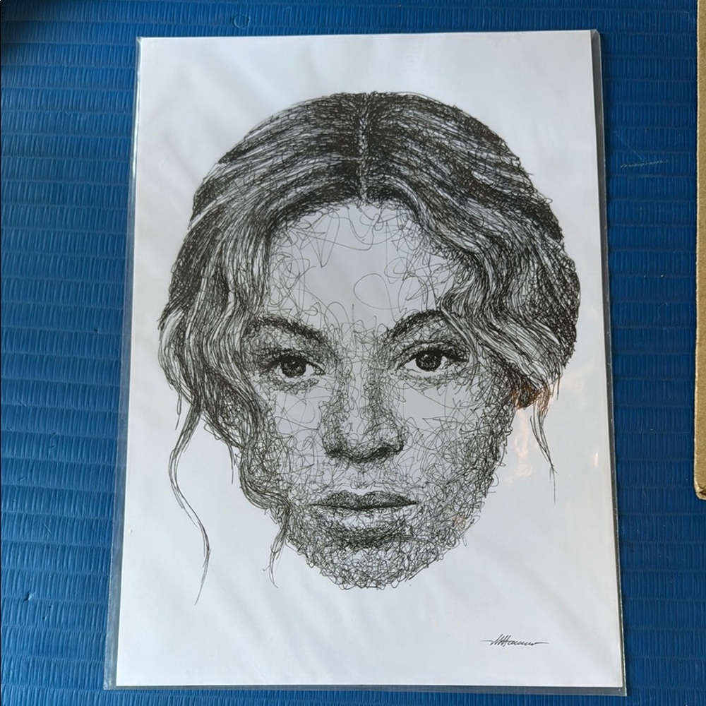 Beyoncé art portrait